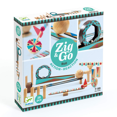 Boite du jeu Zig & Go 28 pièces