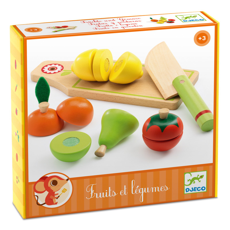 Jouets Cuisine Jouet - Set Jouet à Couper - Jeu de Cuisine legumes Fruits  Jouet éducatif pour Bébé et Enfants