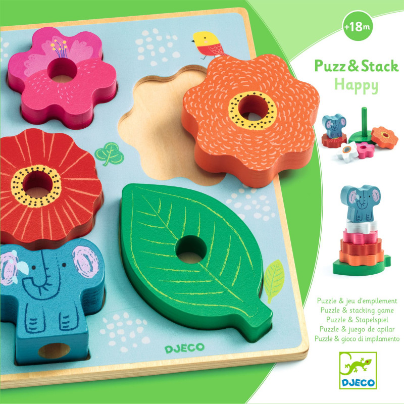 Boîte du Puzzle Puzz & Stack Happy