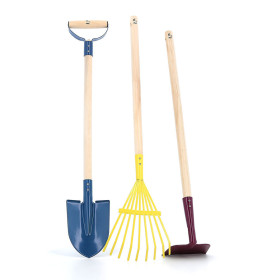 3 outils du grand set de jardinier Vilac