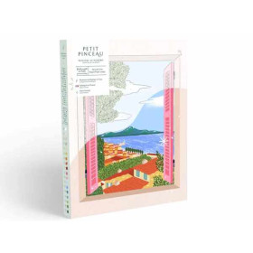 Coffret peinture au numéro - Fenêtre ouverte sur Naples