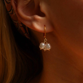 boucle d'oreille de la boîte de perles Pina Colada