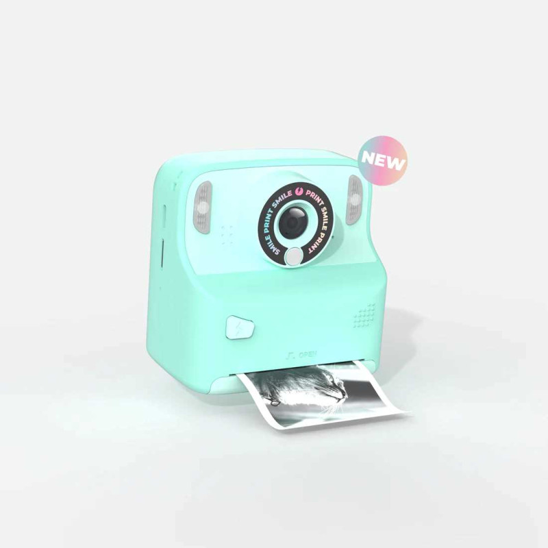 Appareil photo pixiprint turquoise - MOB