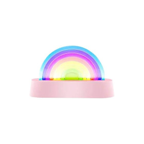 lampe dansante rainbow rose