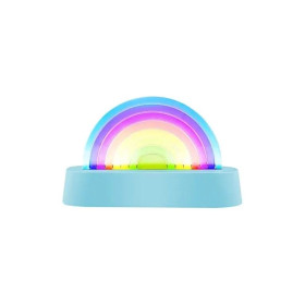 lampe dansante rainbow bleu