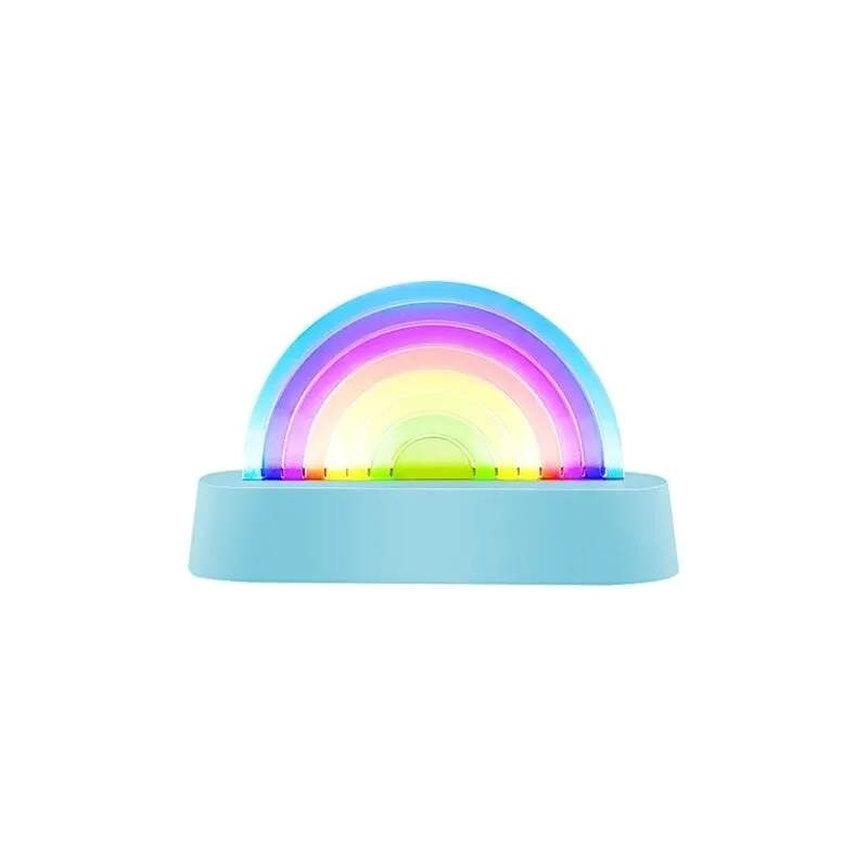 lampe dansante rainbow bleu