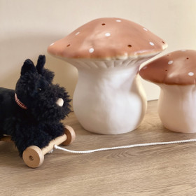 lampe champignon grand cuivre