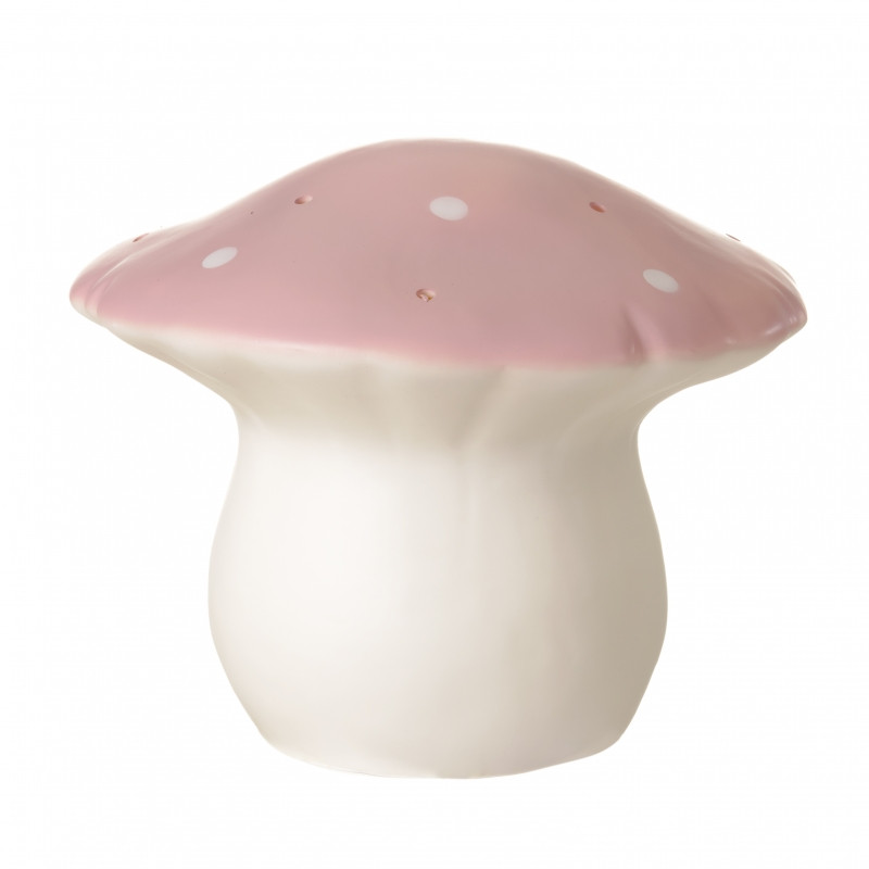 lampe champignon moyen vintage pink