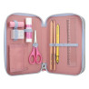 Top Model trousse 3 compartiments ouvert