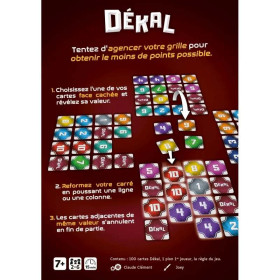 Boîte du jeu Dékal de dos