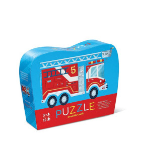 mini puzzle camion de pompier 12 pièces