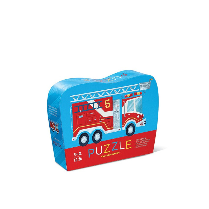 mini puzzle camion de pompier 12 pièces