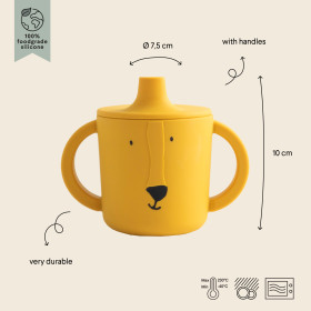 Tasse d'apprentissage en silicone Mr Lion