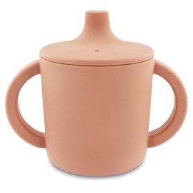 Tasse d'apprentissage en silicone Mrs Cat de dos