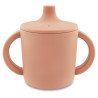 Tasse d'apprentissage en silicone Mrs Cat de dos