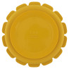 Assiette avec ventouse en silicone et compartiments Mr Lion de dos